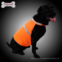 Gilet de refroidissement pour chien respirant Gilet de sécurité pour chien Pet au néon réfléchissant